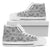 Polynesian High Top Shoe White And Black Mens High Top White - Polynesian Pride