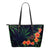 Hibiscus Small Leather Tote Bag 05 White - Polynesian Pride