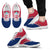 Guam Rising Sneakers - Guam Coat Of Arms Red Dark Blue - A16 - Polynesian Pride