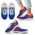 Guam Sneakers - Guam Flag Thunder Style - Polynesian Pride