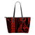 Hawaii Kakau Red Polynesian Small Leather Tote Red - Polynesian Pride