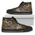 Samoa Custom Personalised High Top Shoes - Polynesian Boar Tusk - Polynesian Pride