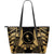 Chuuk Leather Tote Bag - Gold Tattoo Style Gold - Polynesian Pride