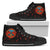 Hawaii Pele Mauna Kea High Top Shoe - Lava Style Black - Polynesian Pride