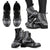 kosrae Leather Boots - Polynesian Black Chief Version - Polynesian Pride