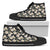 Hawaiian Shoes - Tropical Toucans Hibiscus Palm Leaves High Top Shoes Womens High Top Black - Polynesian Pride