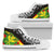 Kanaka Flag High Top Shoe - Dirty Style Women White - Polynesian Pride