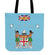 Fiji Tote Bag Coat Of Arms TH5 Tote Bag One Size Blue - Polynesian Pride