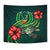 Pohnpei Micronesia Tapestry - Green Turtle Hibiscus - Polynesian Pride