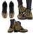 Guam Leather Boots - Tribal Gold - Polynesian Pride