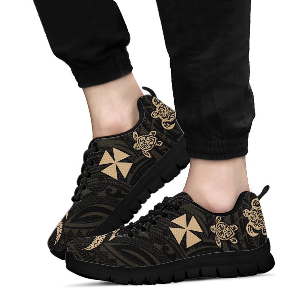 Wallis and Futuna Sneakers - Gold Tentacle Turtle - Polynesian Pride