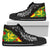 Kanaka Flag High Top Shoe - Dirty Style Men Black - Polynesian Pride