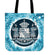 Hawaii Coat Of Arms Tote Bag Discrete Style Tote Bag One Size Blue - Polynesian Pride