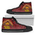 Hawaii Mauna Kea High Top Shoes - Hand Sign Symbol Unisex Black - Polynesian Pride