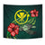 Hawaii Polynesian Tapestry - Green Turtle Hibiscus - Polynesian Pride