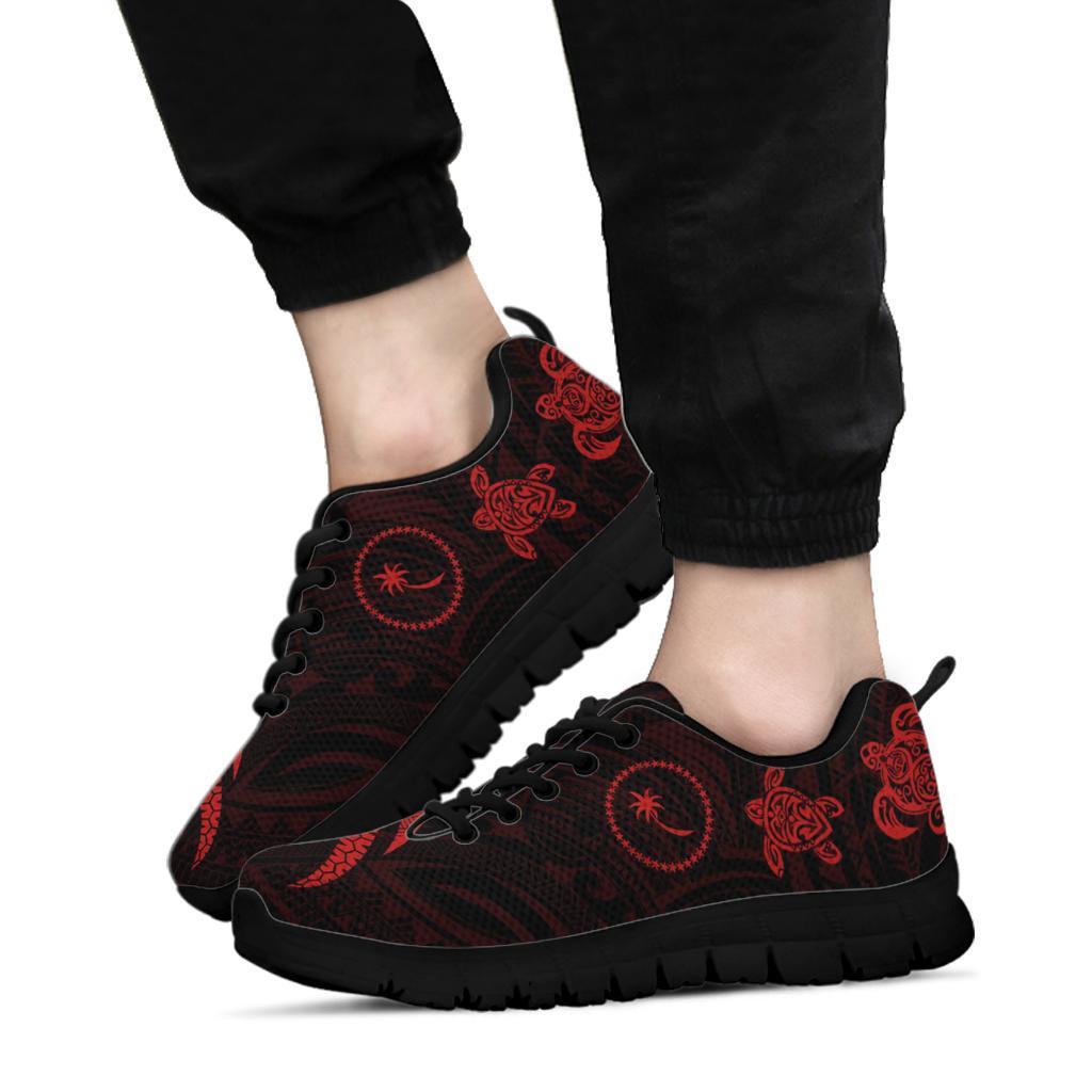 Chuuk Micronesian Sneakers - Red Tentacle Turtle - Polynesian Pride