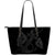 Anchor Gray Poly Tribal Large Leather Tote Gray - Polynesian Pride