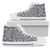 Polynesian High Top Shoe Black And White Mens High Top White - Polynesian Pride