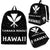 Hawaii Kanaka Maoli Backpack - Dot Style Black - Polynesian Pride