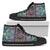 Polynesian High Top Shoe Blur Womens High Top Black - Polynesian Pride