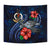 Vanuatu Polynesian Tapestry - Blue Turtle Hibiscus - Polynesian Pride