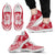 American Samoa Spirit Sneakers - American Samoa Flag & Polynesian Tattoo (Red) - A16 - Polynesian Pride