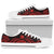 Nauru Low Top Canvas Shoes - Red Tentacle Turtle - Polynesian Pride