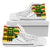 Hawaii High Top Shoes Kanaka Maoli Flag Polynesian Pride White AH White - Polynesian Pride