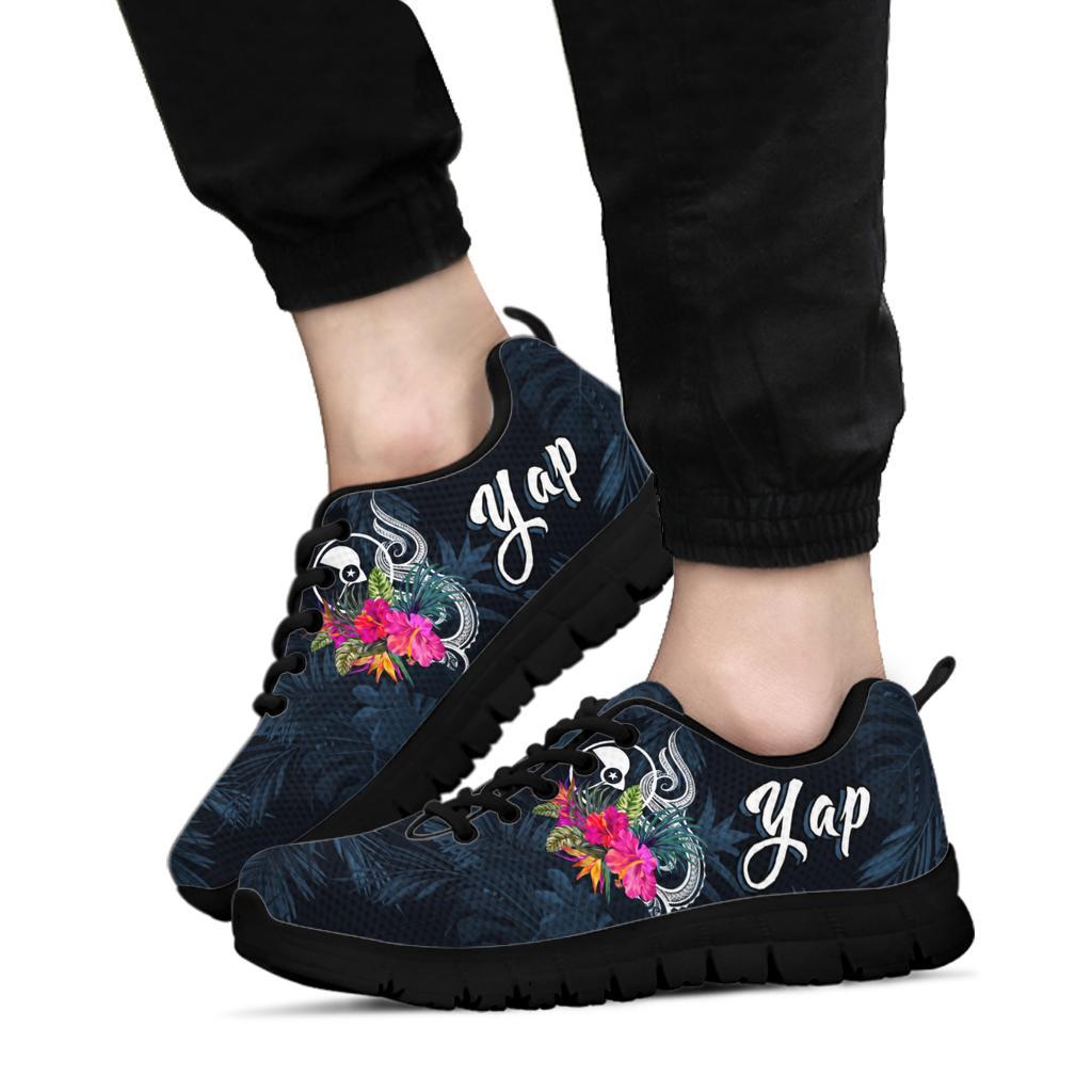 Yap Micronesia Sneakers - Tropical Flower - Polynesian Pride