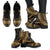 American Samoa Leather Boots - Polynesian Gold Chief Version - Polynesian Pride