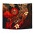 Tahiti Polynesian Tapestry - Plumeria Flowers And Waves - Polynesian Pride