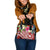 Marshall Islands Polynesian Shoulder Handbag - Summer Plumeria (Red) One Size Black - Polynesian Pride