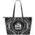 Hawaii Seal Leather Tote Bag (White) A6 White - Polynesian Pride