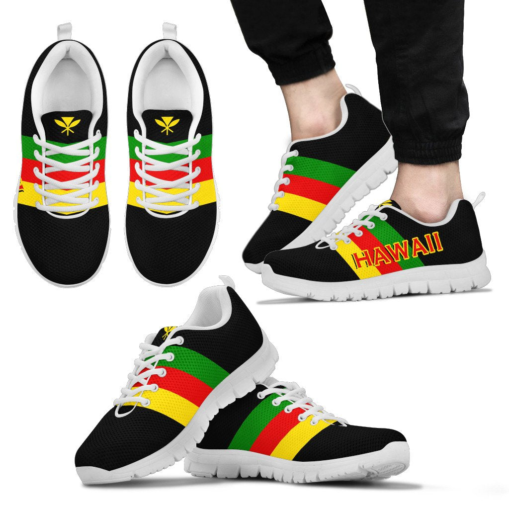 Kanaka Maoli Sneakers - Luxury Style Men's Sneakers White - Polynesian Pride