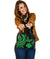 Wallis and Futuna Shoulder Handbag - Green Tentacle Turtle One Size Green - Polynesian Pride