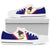 American Samoa Flag Low Top Canvas Shoes A0 - Polynesian Pride