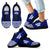 American Samoa Sneakers - American Samoa Seal Polynesian Tattoo Blue White - Polynesian Pride