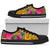 Hawaii Low Top Shoes - Kanaka Maoli With Hibiscus On Polynesian Patterns (YELLOW) - Polynesian Pride