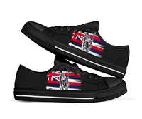 Hawaii King Flag Low Top Shoe White - Polynesian Pride