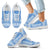 Kosrae Sneakers - Kosrae Polynesian Chief Tattoo Light Blue Version - Polynesian Pride