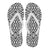 Polynesian Tribal Flip Flops Grown BMW Men's Flip Flops White - Polynesian Pride