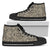 Polynesian High Top Shoe Royal Mens High Top - Black - 2 White - Polynesian Pride