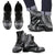 Marshall Islands Leather Boots - Polynesian Black Chief Version Black - Polynesian Pride