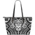 Polynesian 1st Leather Tote Bag (White) A6 White - Polynesian Pride