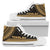 Tokelau High Top Shoes - Polynesian Gold Chief Version Unisex Black - Polynesian Pride