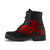 American Samoa Polynesian Leather Boots - Polynesian Turtle (Full Red) - Polynesian Pride