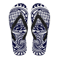 Polynesian 01 Flip Flops Women Black - Polynesian Pride