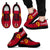 Vanuatu Sneakers - Vanuatu Flag Red - A5 Unisex Black - Polynesian Pride