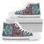 Polynesian High Top Shoe Blur Womens High Top White - Polynesian Pride