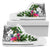 Wallis And Futuna High Top Shoes White - Turtle Plumeria Banana Leaf Unisex White - Polynesian Pride